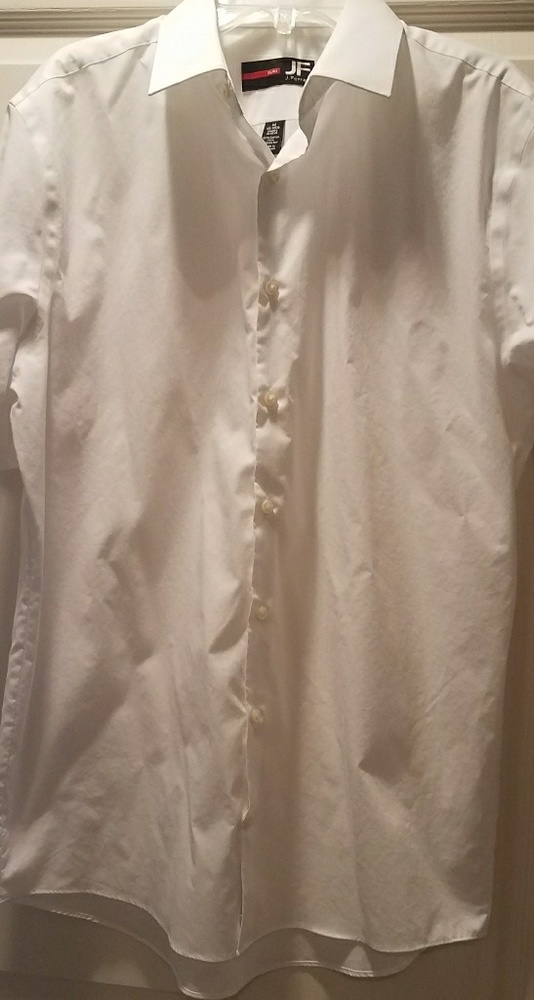 SOLD Like new young men's white shirt